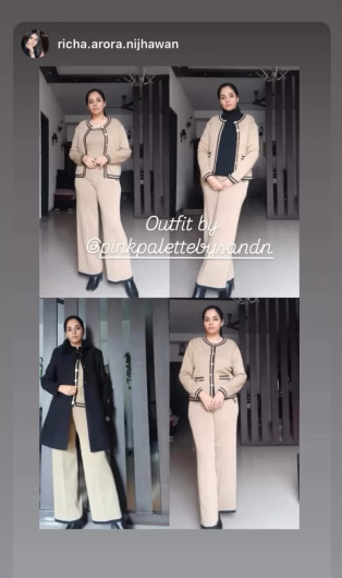 A Pink Palette by Neha piece styled by a customer